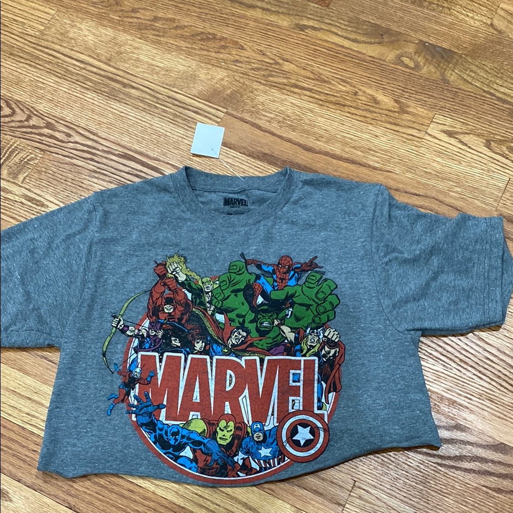Marvel Gray Graphic T-Shirt